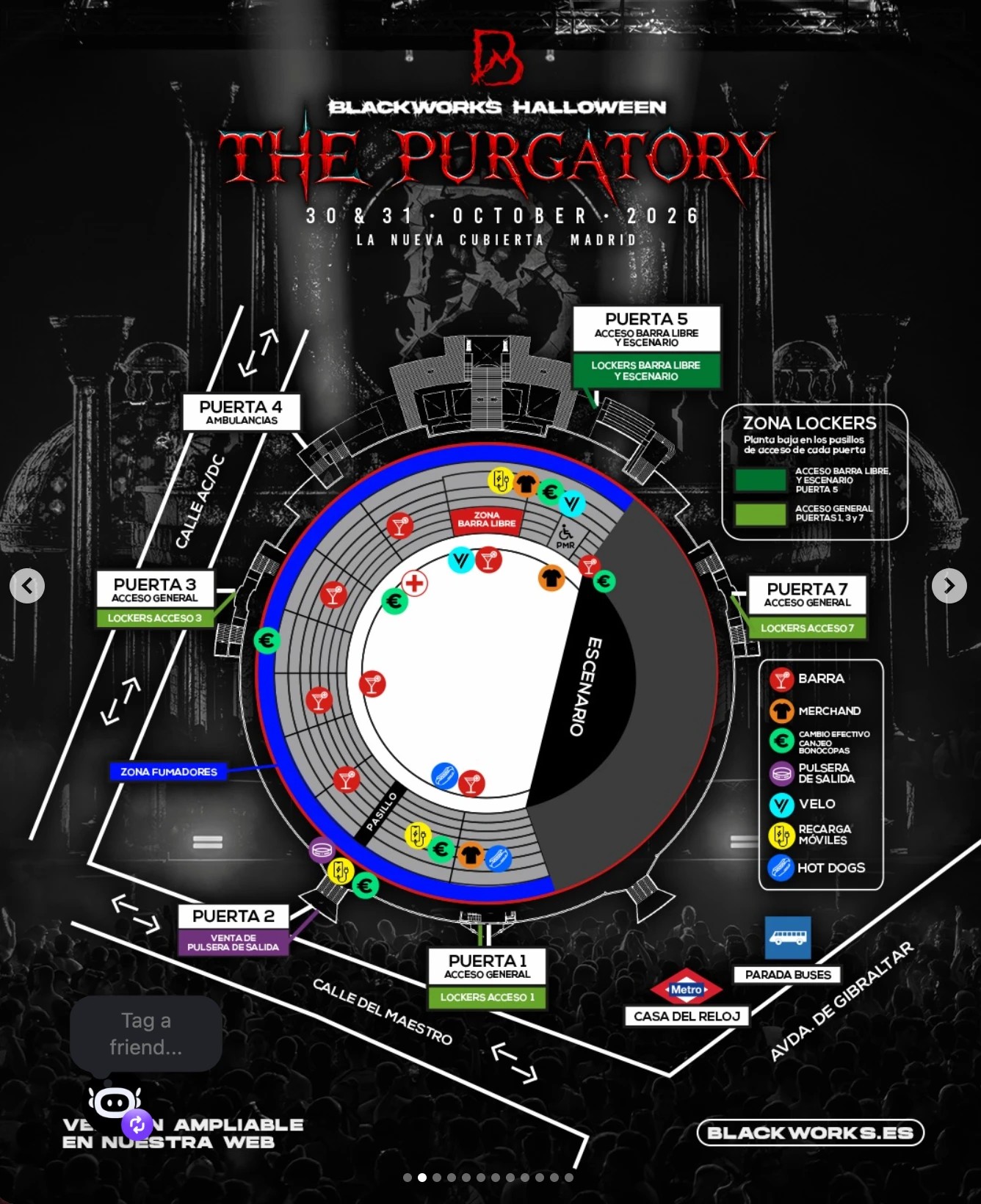 Mapa oficial de Blackworks Halloween The Purgatory 2026